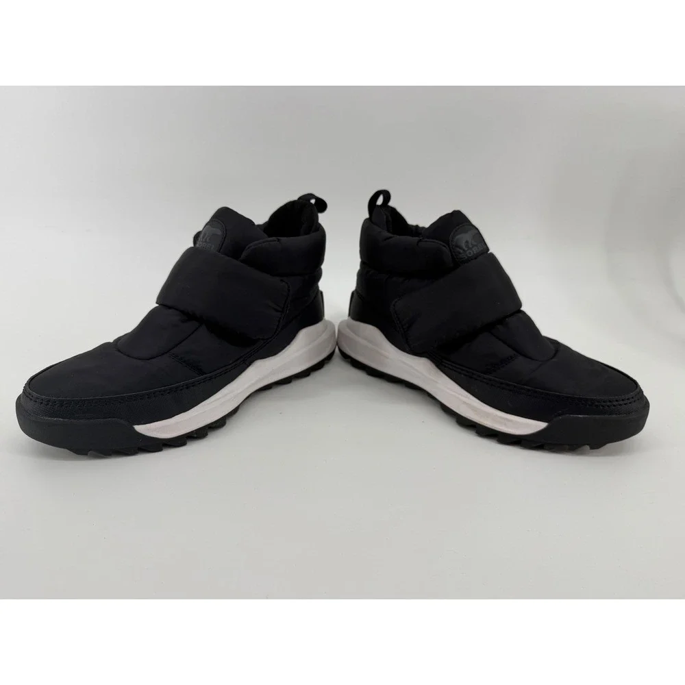Sorel Kinetic Impact‎ NXT Puffy Boot Black White Women 9 Sneaker Boot